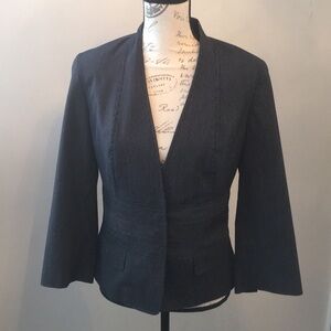 EUC Calvin Klein Navy pin striped jacket